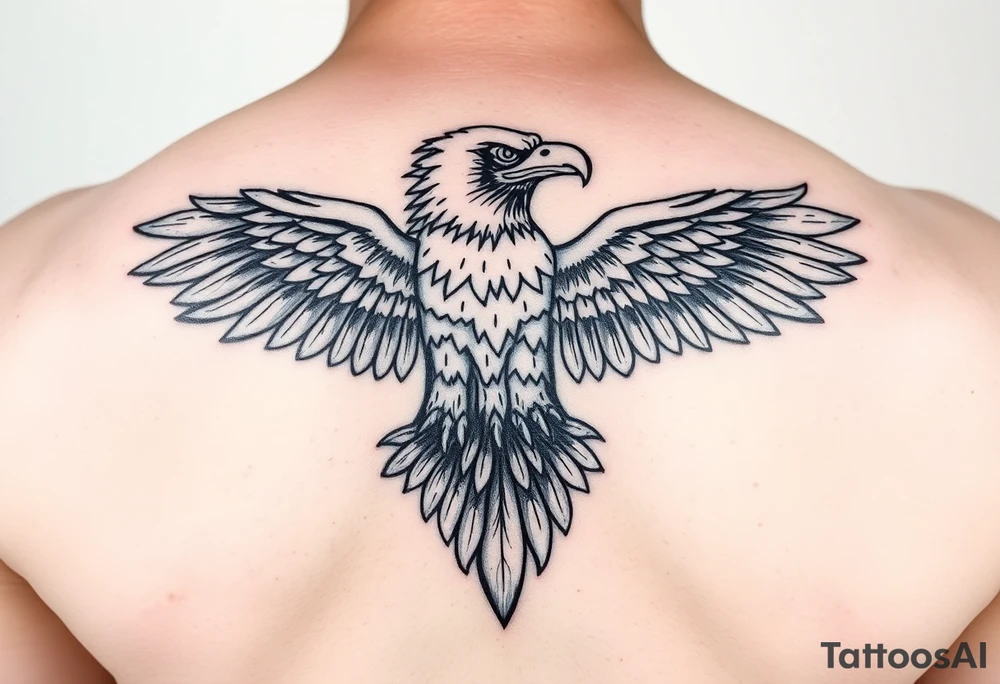 anishinaabe eagle tattoo idea