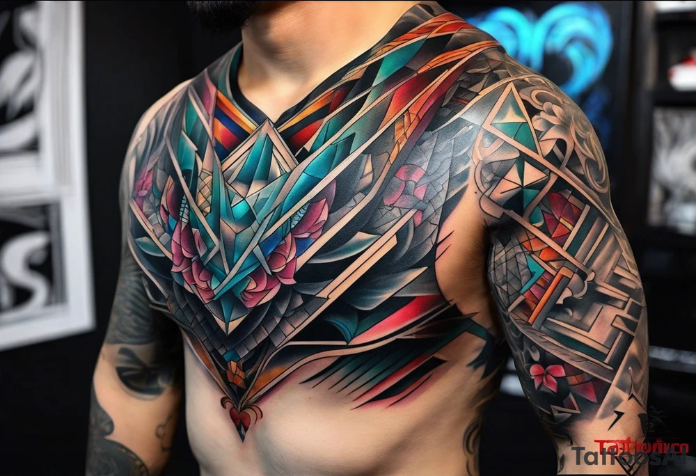 full sleeve tattoos for men. tattoo idea