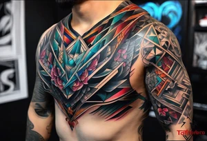 full sleeve tattoos for men. tattoo idea