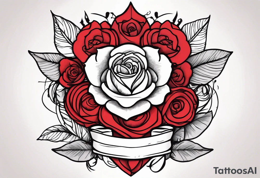 Leuchtturm Stacheldraht Rosen Herz tattoo idea