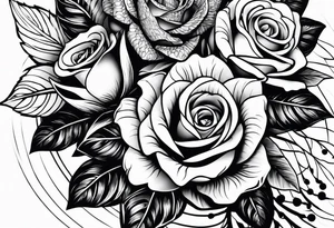 arm piece that is not floral tattoo idea