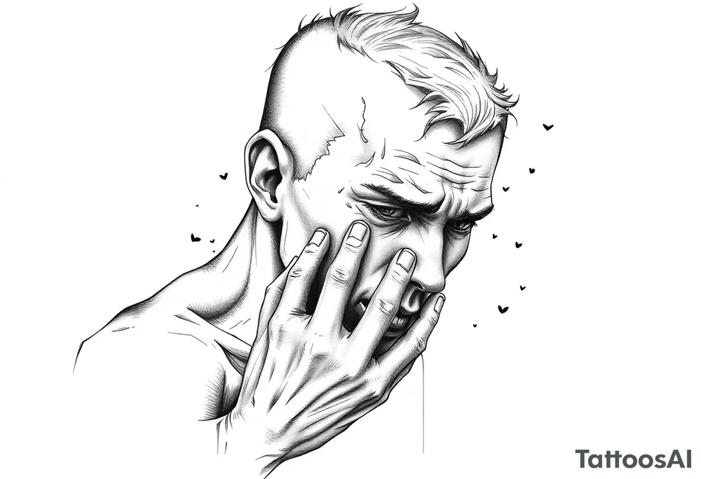 Pain hurt and sadness tattoo idea