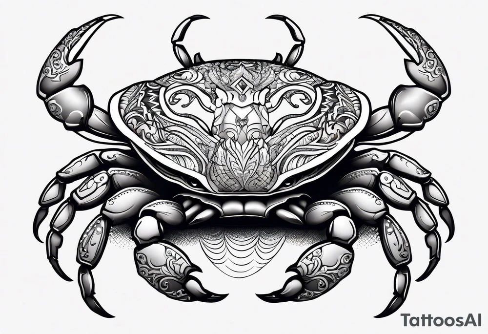 Cancer Crab tattoo idea