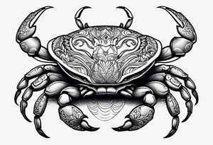 Cancer Crab tattoo idea