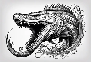 Leviathan wrapped around my arm tattoo idea