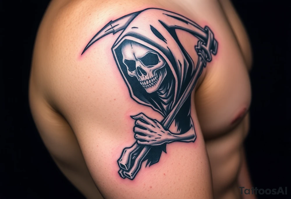 grim reaper tattoo idea