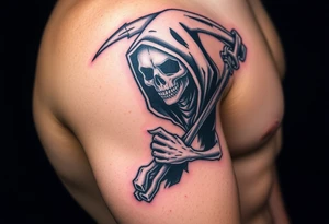 grim reaper tattoo idea