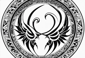 Scorpio zodiac sign tattoo idea