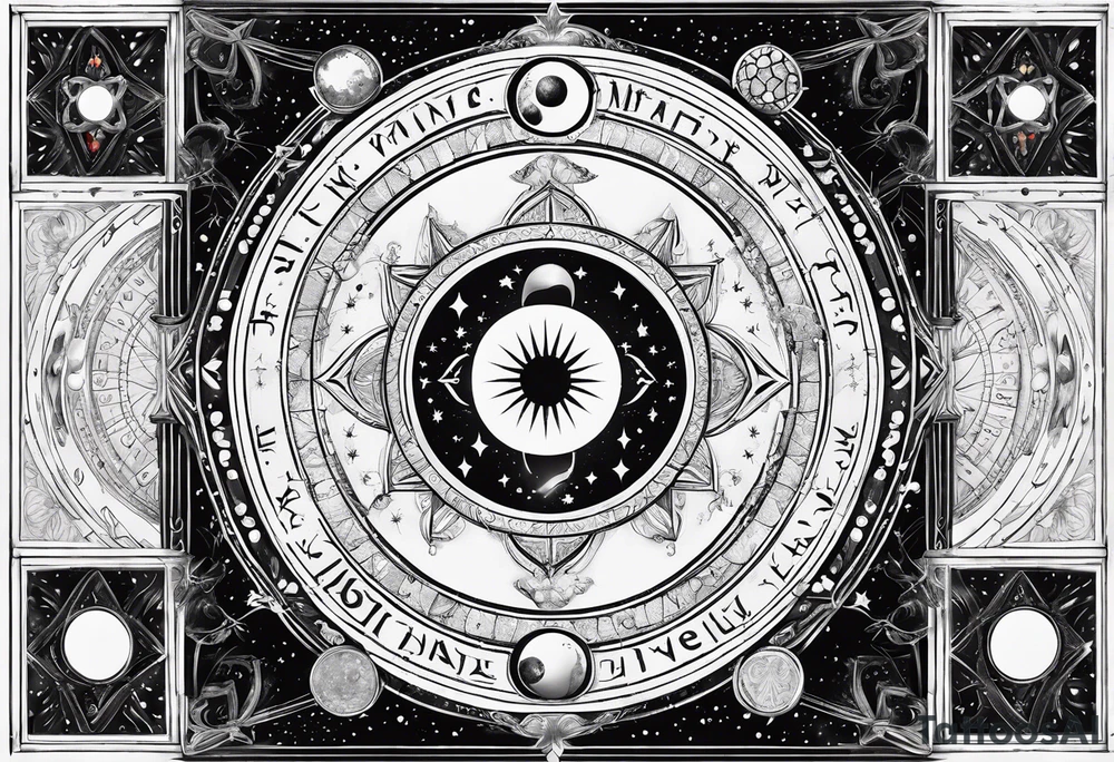 Astrology, Gemini, Natal Chart, angelic, soul mates, vision, planetary, third eye, armband tattoo idea