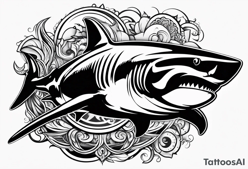 Shark tattoo idea