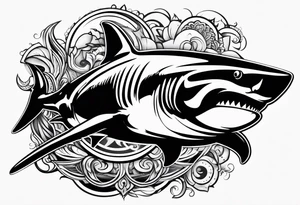 Shark tattoo idea