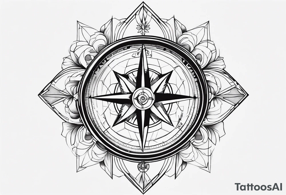 Ubuntu and compass integrates tattoo idea