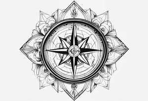 Ubuntu and compass integrates tattoo idea