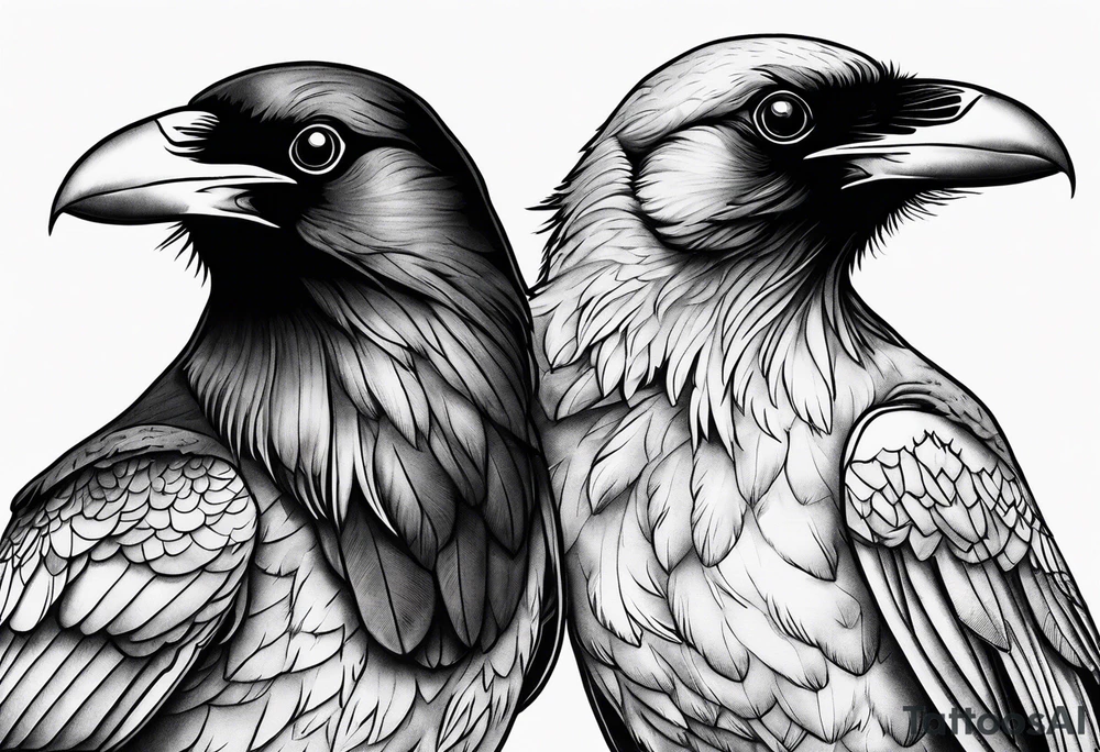 three ravens tattoo idea