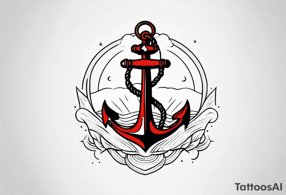 Anchor tattoo idea