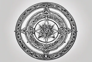 inside the card i want the rune fehu tattoo idea
