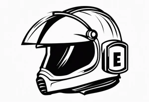 2 letters E, helmet fire fighter, right rescues tattoo idea