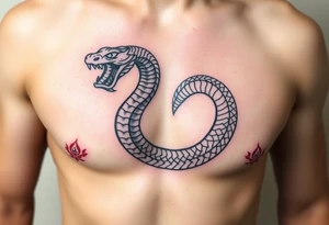 serpent inspired by Lord Shiva’s Naga tattoo idea