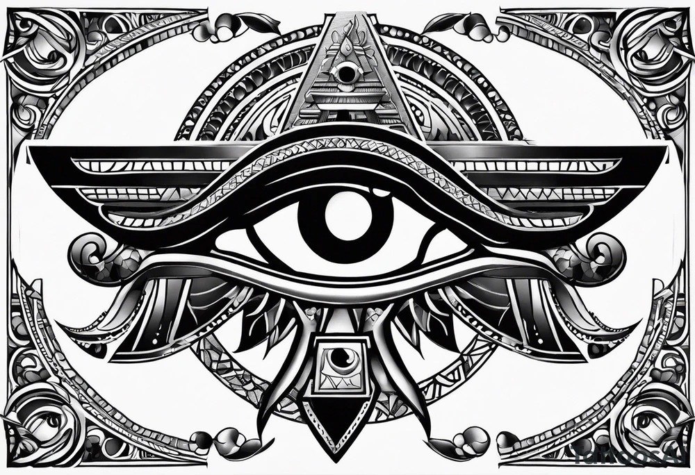 eye of ra tattoo idea