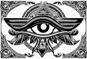 eye of ra tattoo idea