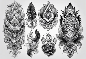 Bondage hand tattoo tattoo idea