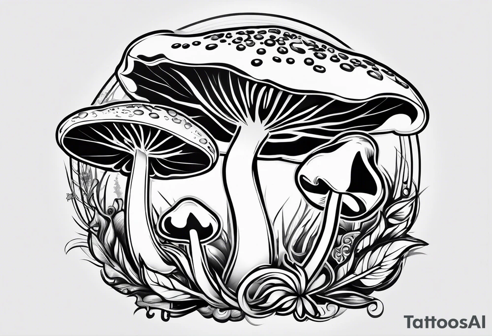 "Graceful Mushrooms"

Company logo tattoo idea