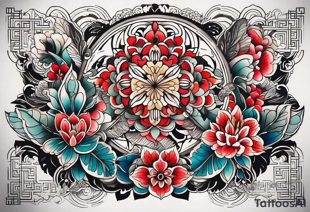Реалистичное сердце tattoo idea