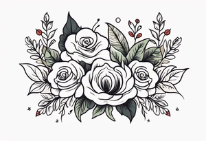 ghost

vintage flowers
old school vintage simple traditional design 



bold color simple tattoo idea