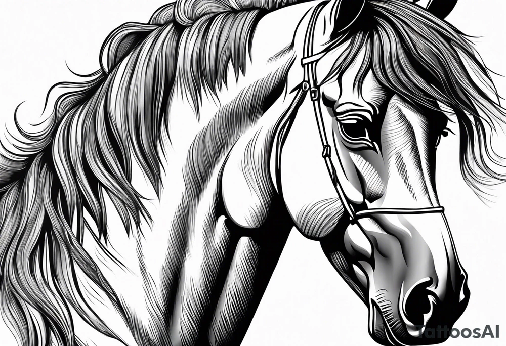 horse tattoo idea