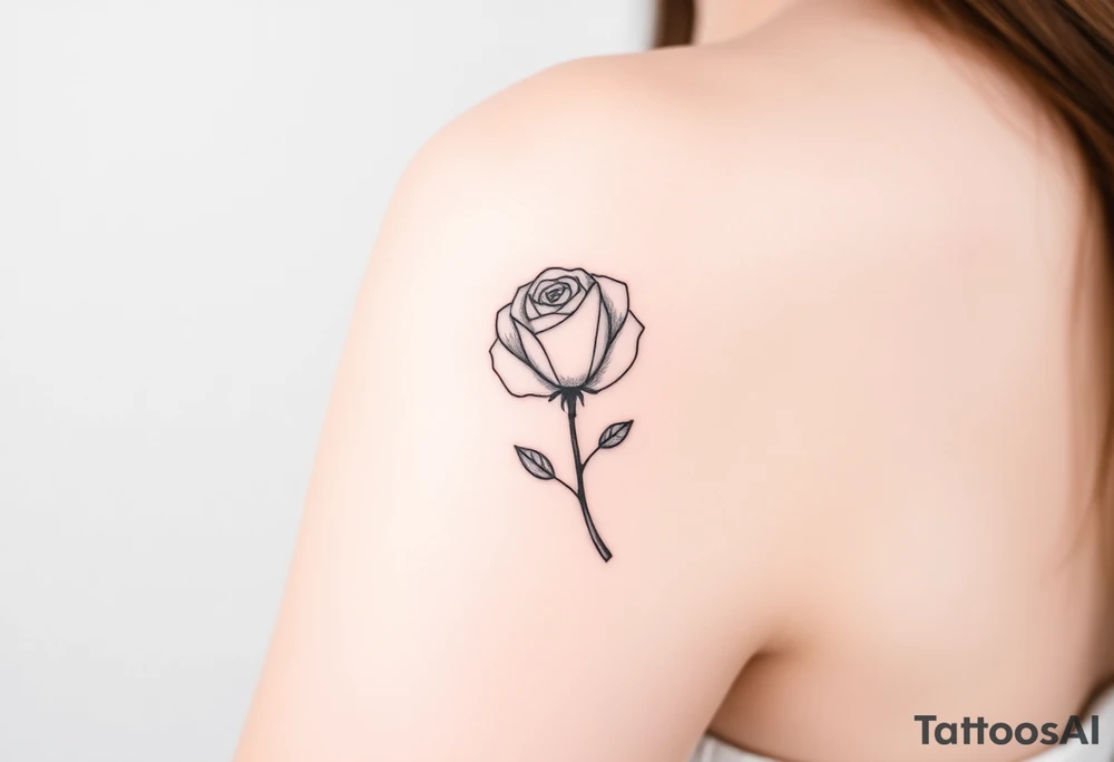 rose tattoo idea