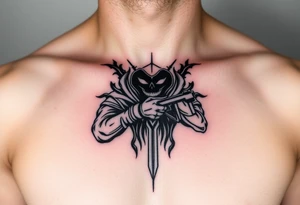 call of duty modern warfare 2 ghost tattoo idea