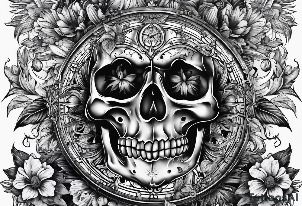 No need to run after the time tattoo idea