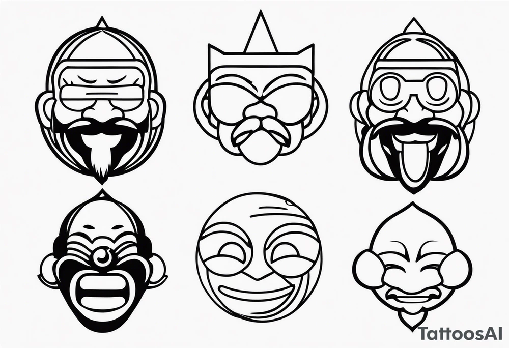 SEE NO EVIL EMOJI tattoo idea
