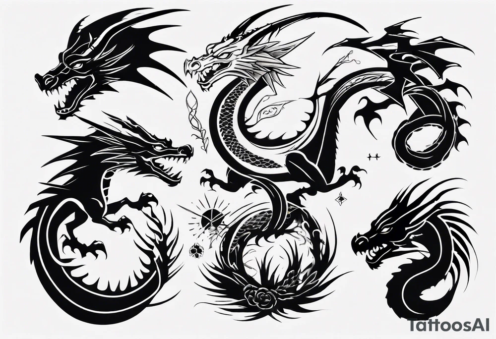dragon tattoo idea