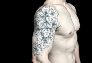 Maple leaves, juniper leaves, Blake, Kenya, Jacob tattoo idea