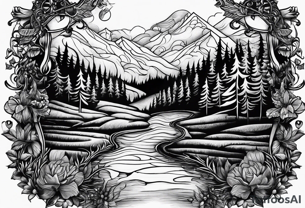 Words saying Not All Those Who Wander Are Lost, They Are Searching For A Way Out tattoo idea