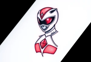 Female Power ranger tattoo idea