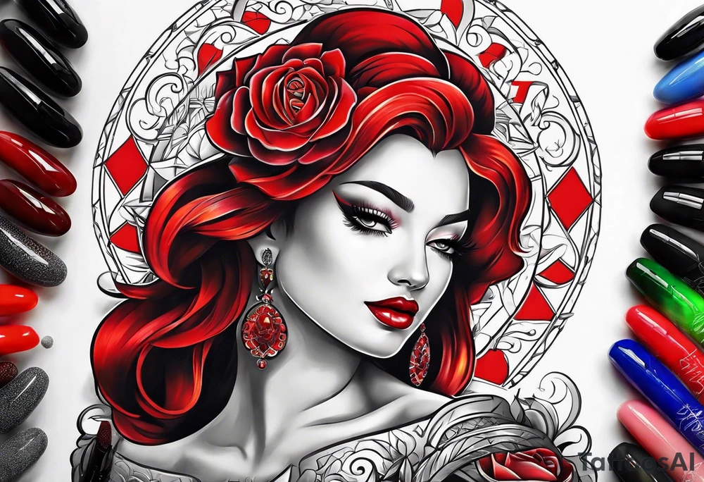 Red 🍎 tattoo idea