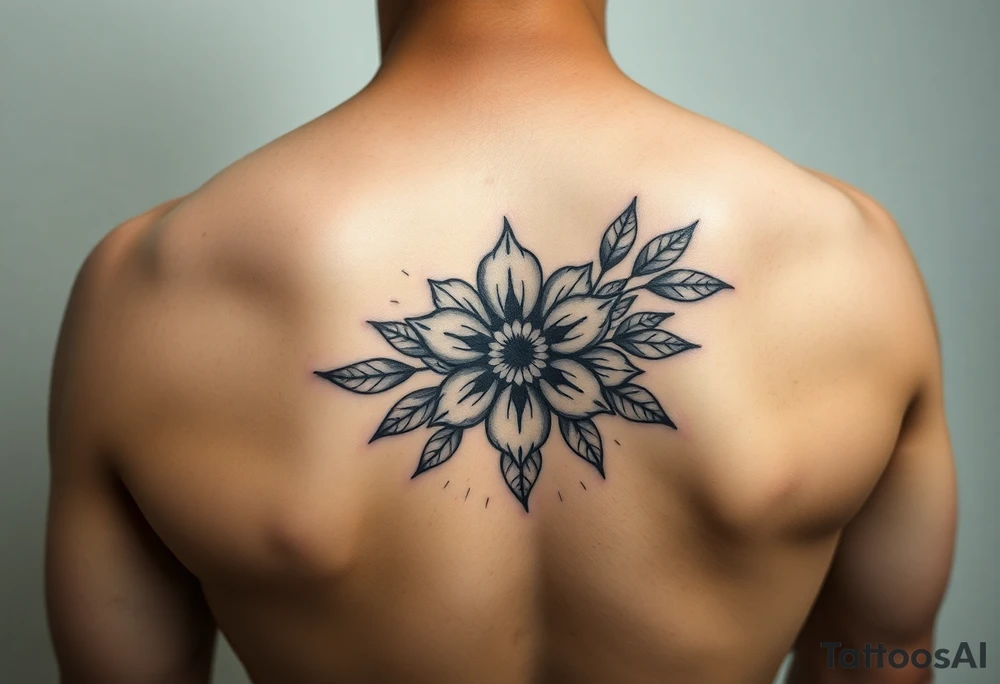 anishinaabe kwe with traditional ojibway flower design around wrist tattoo idea