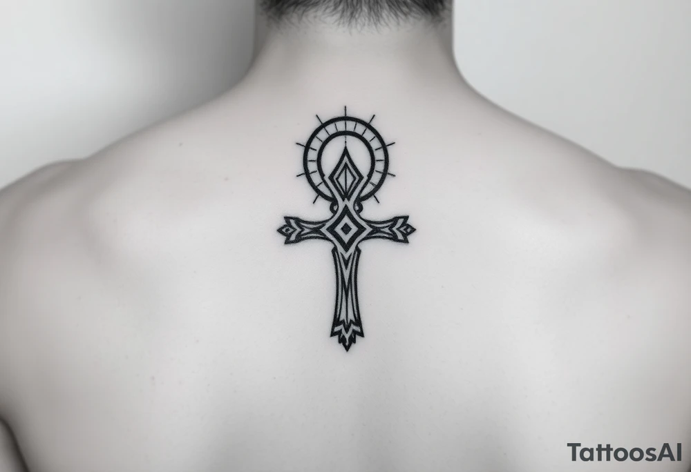 Small Ankh tattoo idea