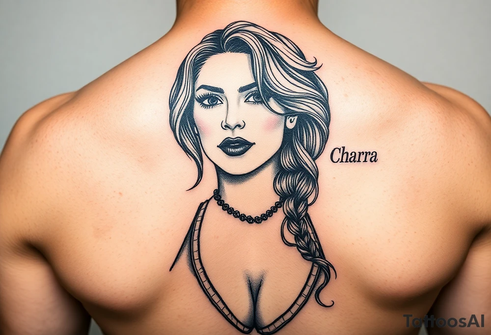Salma Hayek as a Charra tattoo idea