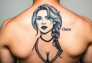 Salma Hayek as a Charra tattoo idea