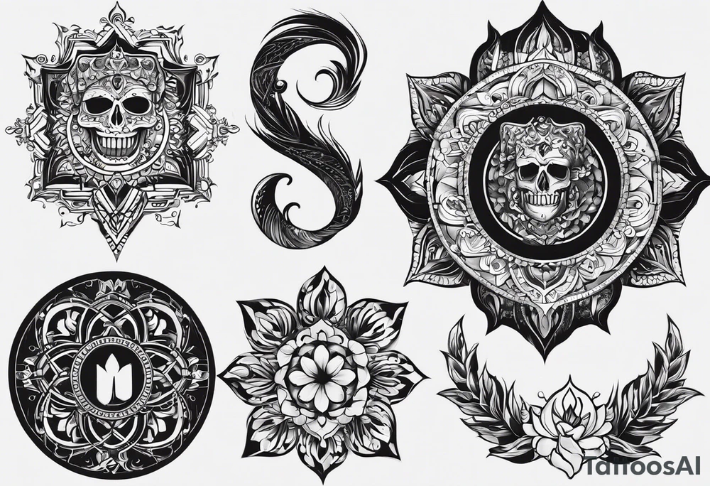Птица Феникс в траве, на фоне брызги акварелью tattoo idea Птица Феникс в траве, на фоне брызги акварелью tattoo idea