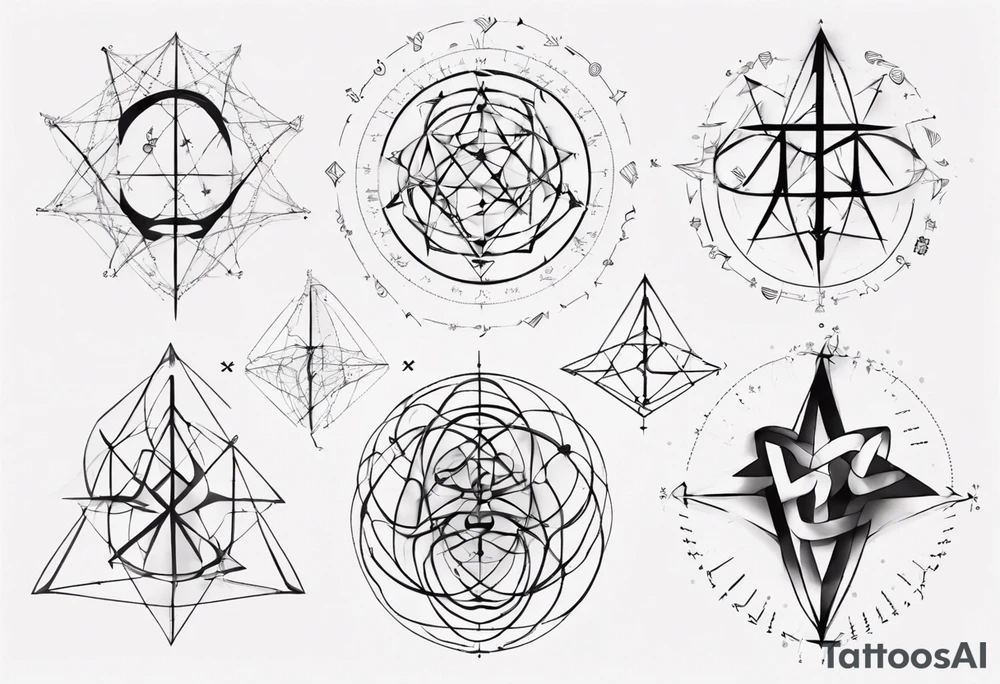 Friendship graph mathematically correct tattoo idea