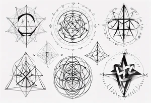 Friendship graph mathematically correct tattoo idea