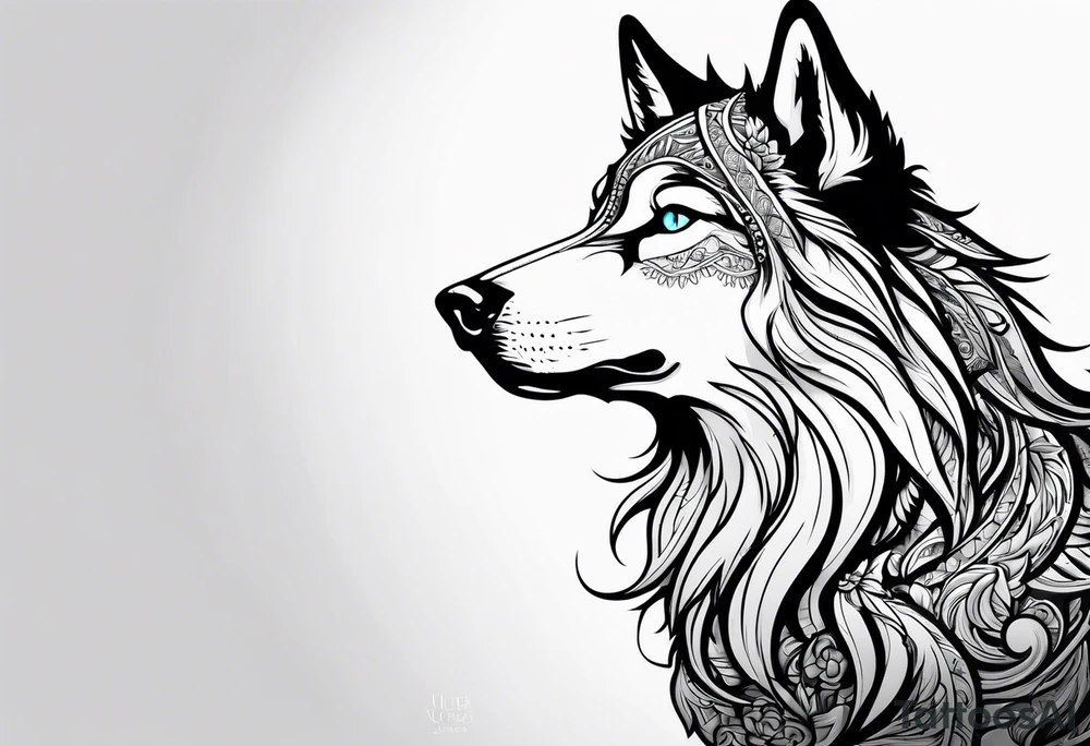 Wolfe tattoo idea