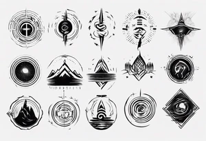 God, text, soundwave tattoo idea