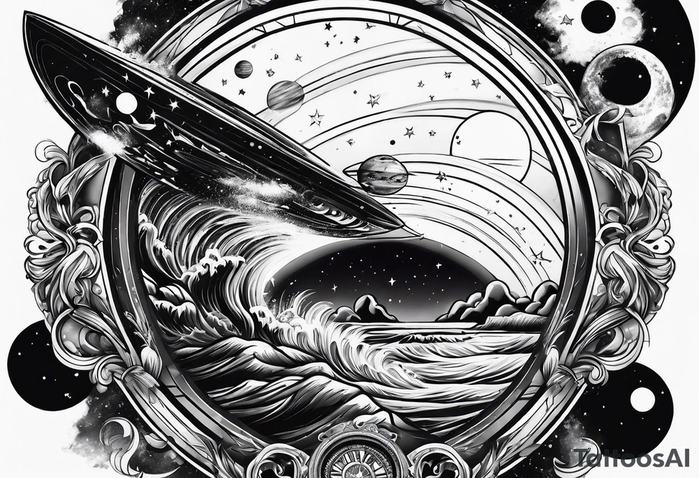 space tattoo idea