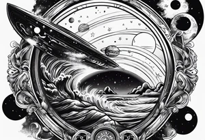 space tattoo idea