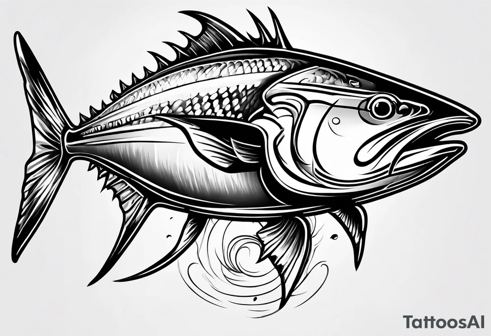 tuna
 Fishing California tattoo idea